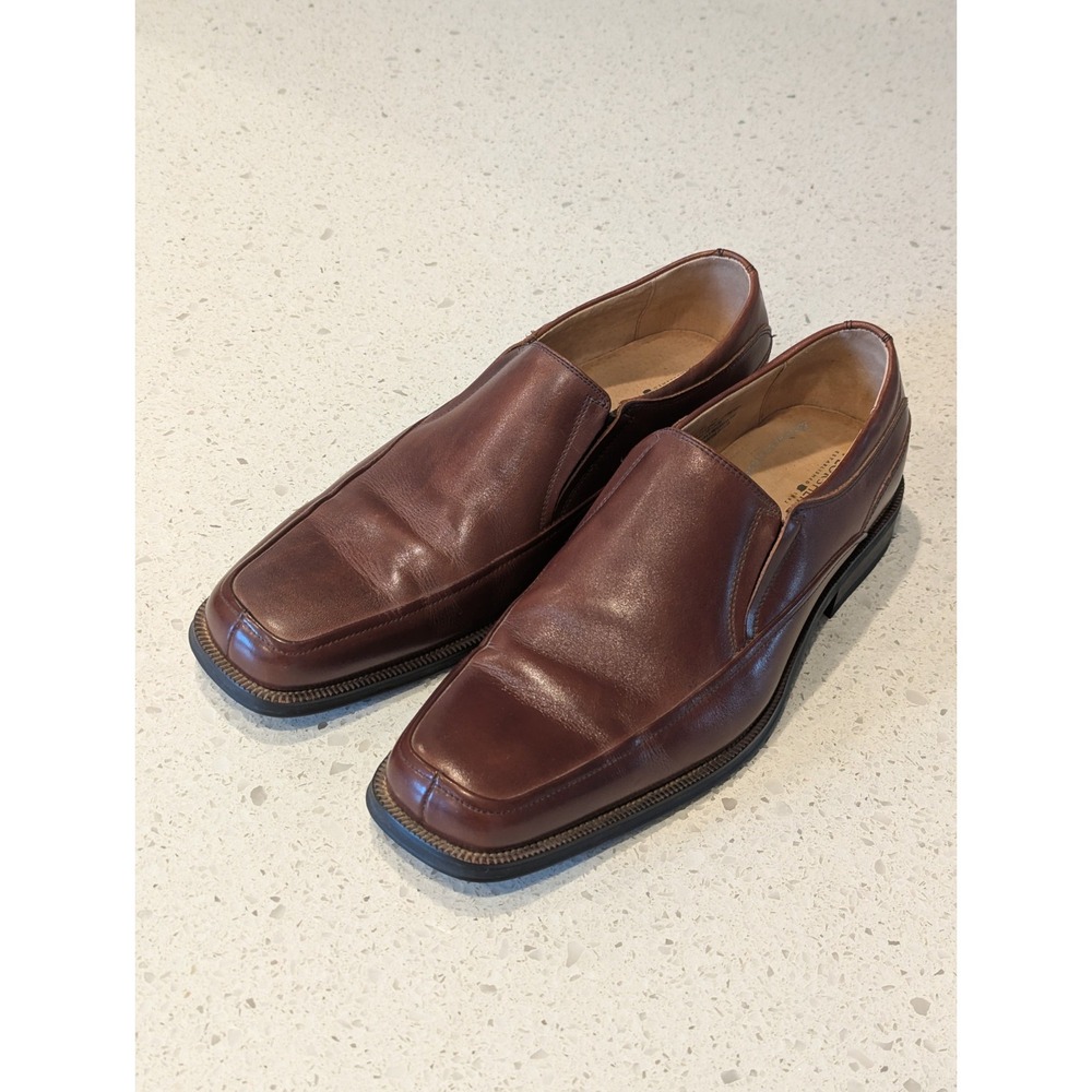 Florsheim Men's Loafer 14052-200‎ Brown Leather Slip On Dress Shoes Size 9 D US